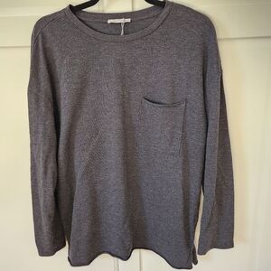 ZARA Gray basic sweater long sleeves t shirt Size M
